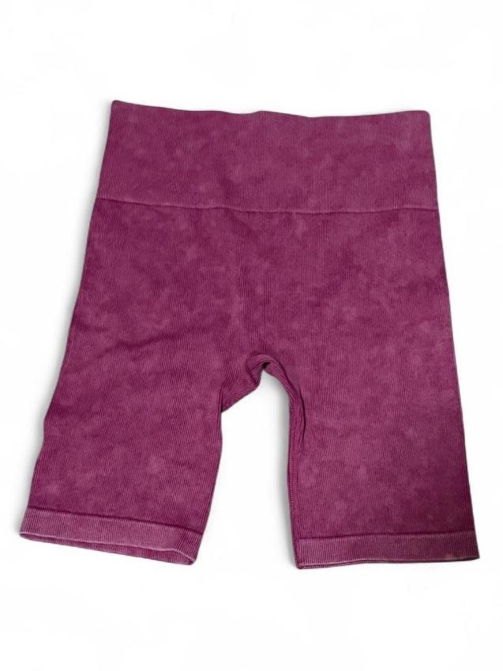 Women's High-Rise Bike Shorts in Plum Wine